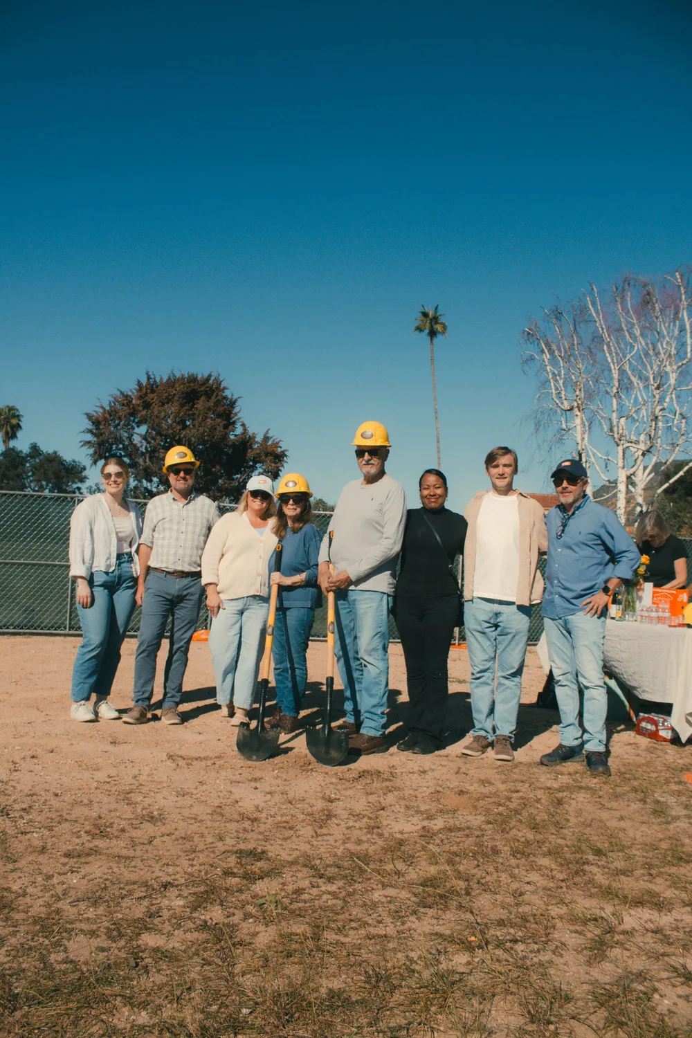 TRC team standing together on a local jobsite