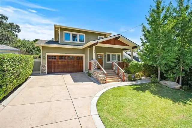 Craftsman-Inspired Custom Home in Monrovia, CA